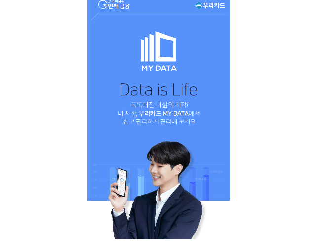 우리카드가 자산관리 서비스를 ‘MY DATA’로 개편합니다. 이미지ㅣ우리카드