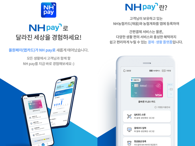 NH농협카드가 ‘NH페이’를 출시했습니다. 이미지ㅣNH농협카드