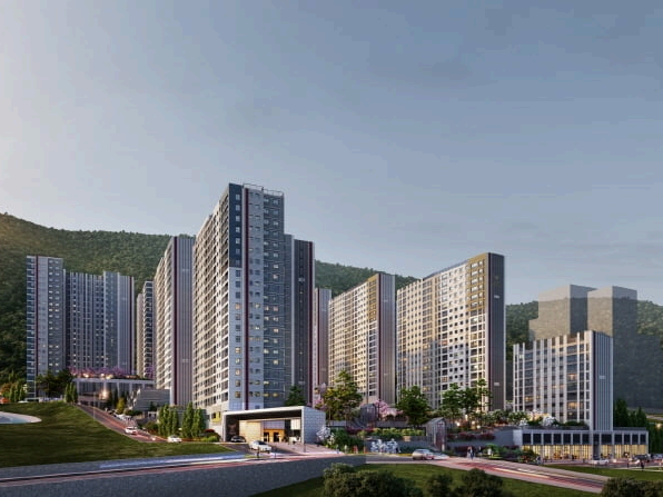 사송 롯데캐슬 조감도. 이미지ㅣ롯데건설