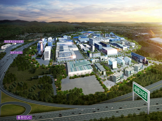 충남 천안시 제5산업단지 확장 용지 조감도. 이미지ㅣ뉴테라개발