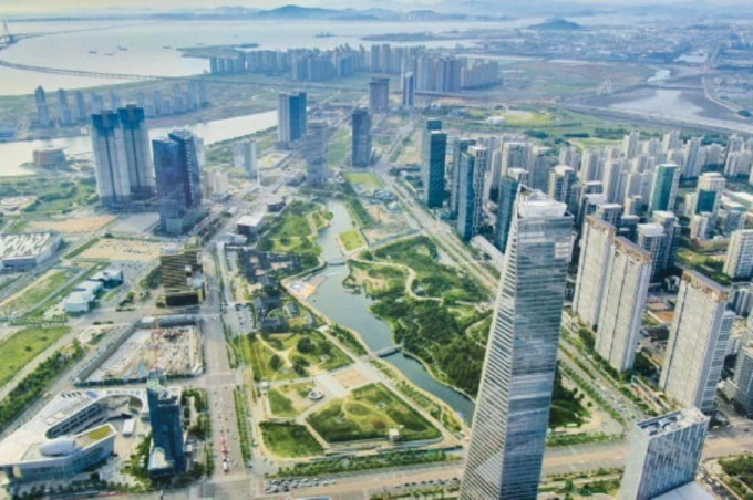 인천경제자유구역의 송도국제도시 전경. 사진ㅣ인천경제청