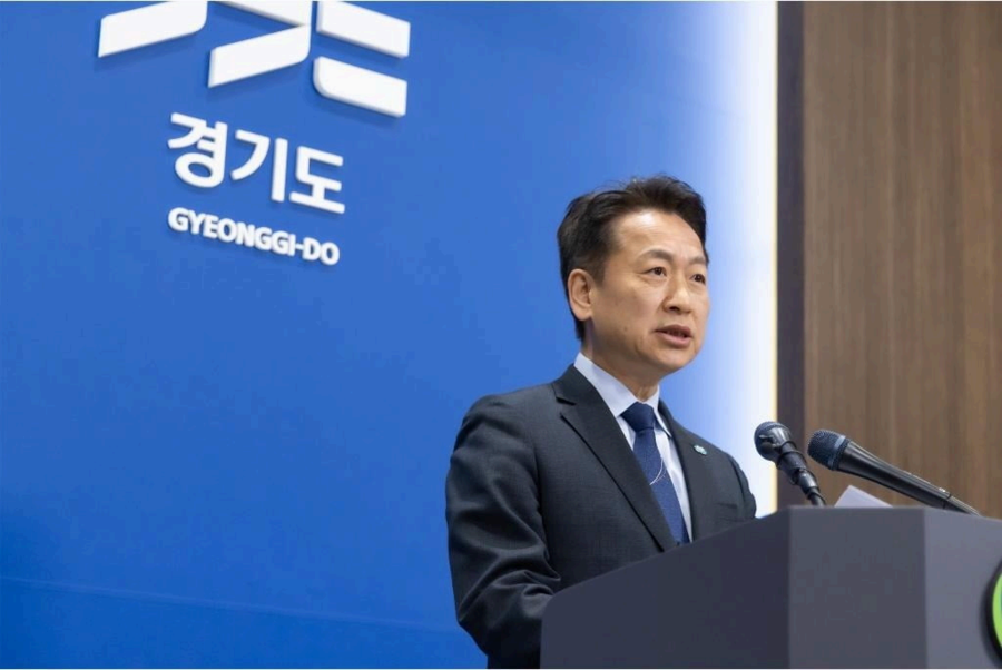21일 고영인 경기도 경제 부지사가 도청 브리핑룸에서 "서울 편입을 추진하는 구리시로의 GH(경기주택도시공사) 이전 백지화를 검토하고 있다"라고 밝혔다. 사진ㅣ경기도
