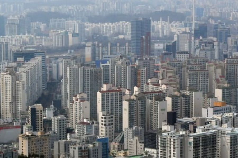 서울 시내 아파트 단지 모습
