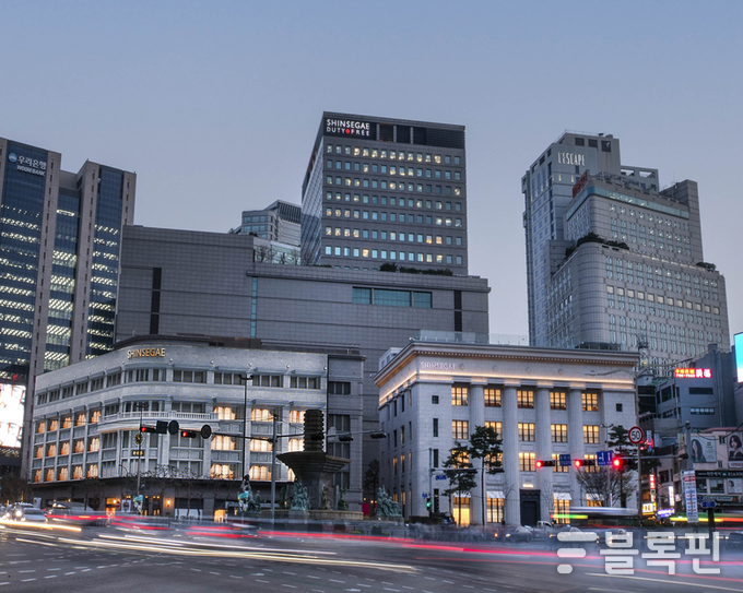 신세계백화점 본점 '더 헤리티지' 외관. 사진ㅣ신세계