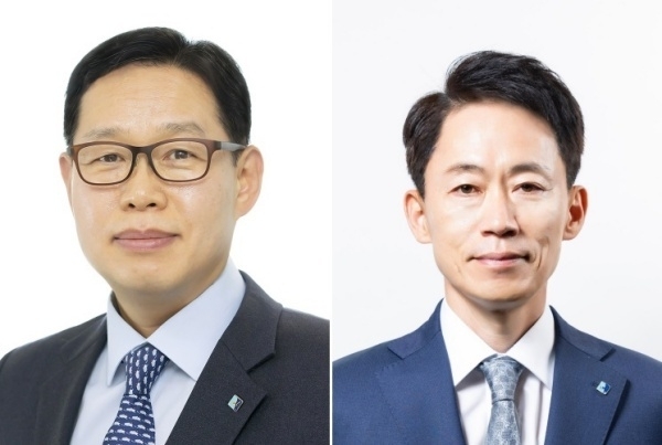 왼쪽부터 이장섭 신임 부행장, 김태형 신임 부행장. 사진ㅣIBK기업은행