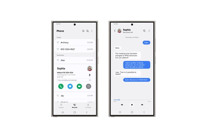 One UI 7의 '텍스트 변환' 기능 이미지. 사진ㅣ삼성전자