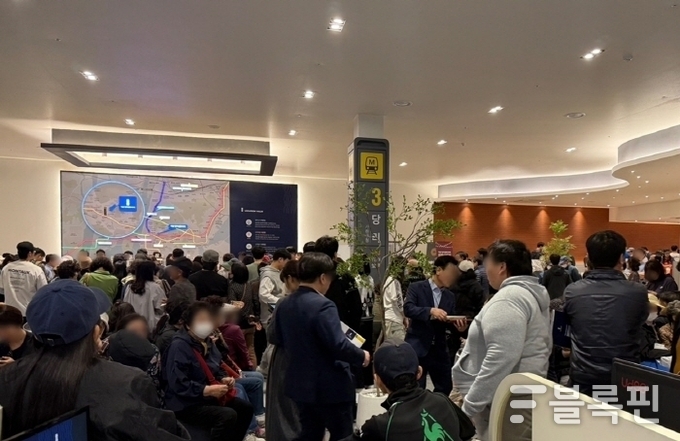 더샵 당리센트리체 견본주택 내부 이미지.