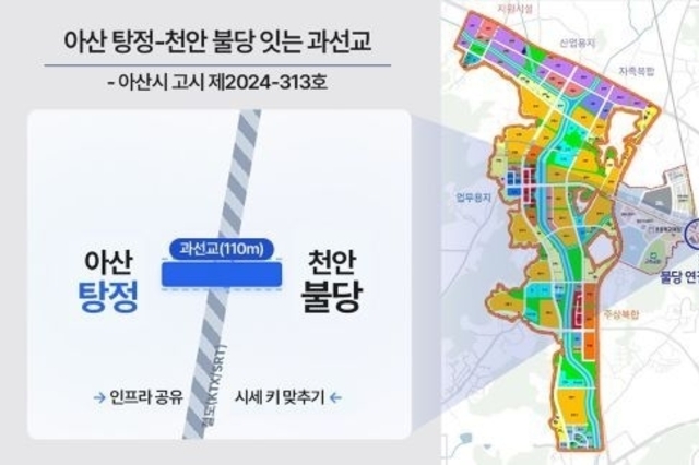 천안 불당·아산 탕정 연결 가시화…과선교 착공으로 단일 생활권 형성