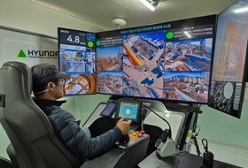 현대건설, 국내 첫 원격제어 타워크레인 현장 도입