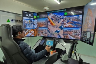 현대건설, 국내 첫 원격제어 타워크레인 현장 도입