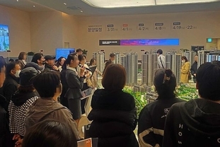 GS건설, 아산탕정자이 3일간 1만명 방문 흥행 기대