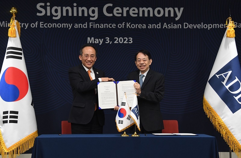 한국·ADB, 기후 네트워크 거점 ‘K-허브’ 내년 서울 설립